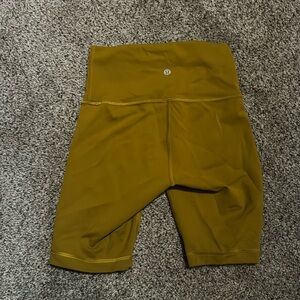 NEW Lululemon Wunder Train High Rise Short 8-inch Gold Spice 4